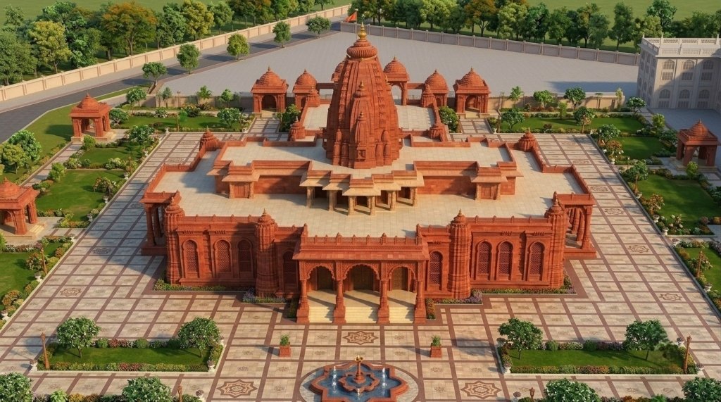 सत्य सनातन धाम विहंगम दृश्य